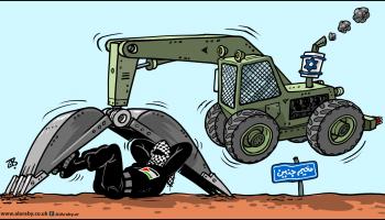 كاريكاتير مخيم جنين / حجاج