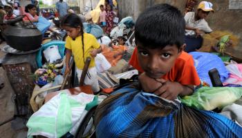 أطفال في سريلانكا (إيشارا إس كوديكارا/ فرانس برس)