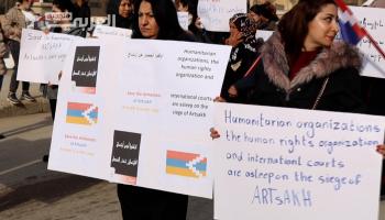أرمن سورية يطالبون بفك الحصار عن إقليم أرتساخ