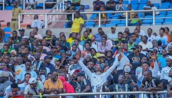 جماهير مازيمبي تكبدت هزيمته الأولى على ملعبها أمام الفرق التونسية (صفحة مازيمبي)