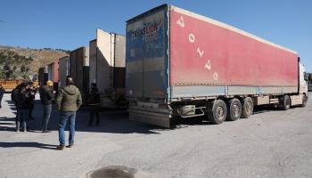 مساعدات الأمم المتحدة للمتضررين من زلزال فبراير 2023 في شمال غربي سورية (عمر حاج قدور/ فرانس برس)