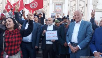 اعتصام مفتوح لجبهة الخلاص التونسية (العربي الجديد)
