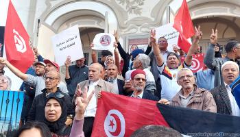 الوقفة الأسبوعية لجبهة الخلاص الوطني في تونس-العربي الجديد