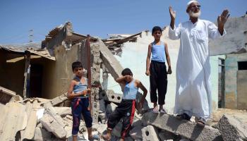 دمرت عشرات المنازل خلال الحرب على الإرهاب (محمد الشاهد/فرانس برس)