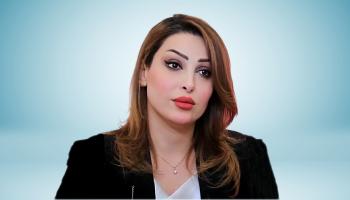المحامية العراقية حنين الطائي في العراق (فيسبوك)