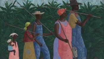 مقطع من عمل للفنان الأفريقي الأميركي إليس ويلسون