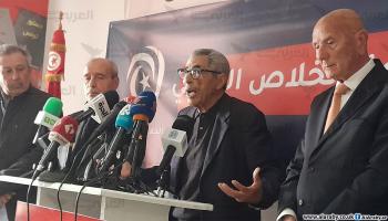 ندوة صحفية لجبهة الخلاص الوطني المعارضة في تونس (العربي الجديد)