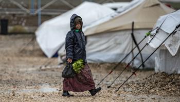 أطفال مقاتلي داعش في مخيم روج في سورية (دليل سليمان/ فرانس برس)