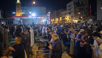 الإقبال على المساجد المغربية يتزايد في رمضان (جلال مرشدي/الأناضول)