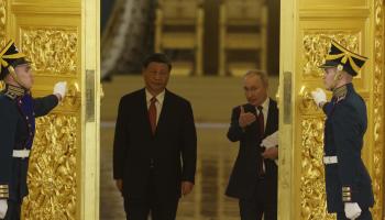 الرئيسان الصيني والروسي/Getty