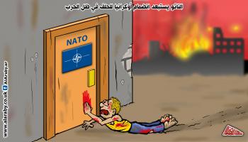 كاريكاتير الناتو يستبعد اوكرانيا / المهندي 