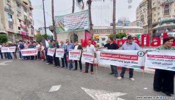 وقفة وسط رام الله تطالب بانتخابات للمجلس الوطني الفلسطيني (العربي الجديد)