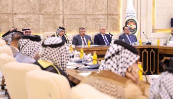 اجتماع وزير الداخلية العراقي مع عدد من الشيوخ والوجهاء (وزارة الداخلية/فيسبوك)