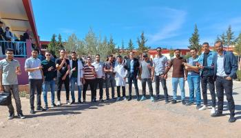 أساتذة في تحرك تضامني مع زملاء لهم في المغرب (فيسبوك)
