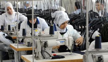 مصنع ملبوسات في طنجة المغربية مخصص للتصدير إلى إسبانيا (getty)