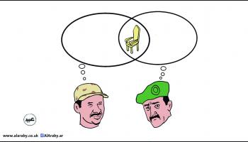 كاريكاتير صراع السودان / عبيد