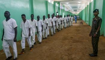 هرب نحو 5 آلاف محكومين بالإعدام من سجون السودان (أشرف شاذلي/ فرانس برس) 