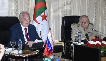 المسؤول الروسي ديميتري شوغاييف في الجزائر (وزارة الدفاع الجزائرية)