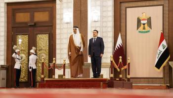 أمير قطر يصل إلى بغداد  (المكتب الإعلامي لرئيس الوزراء العراقي)