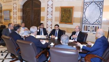 اجتماع ميقاتي ونواب حاكم "مصرف لبنان" أمس الخميس (دالاتي نهرا)