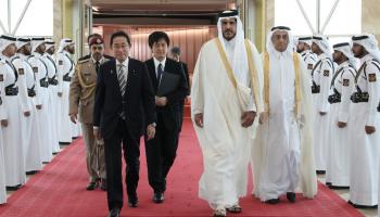 رئيس الوزراء الياباني يصل إلى قطر (قنا)