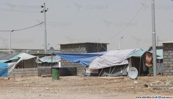 فلسطينيو العراق في مخيم "بحركة" (العربي الجديد)
