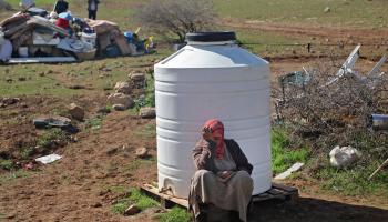 لا تعترف إسرائيل بحق الفلسطينيين في الوصول للمياه (جعفر أشتية/ فرانس برس)