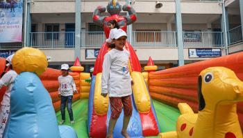 أسابيع المرح مشروع وكالة أونروا لأطفال غزة 3 (مصطفى حسونة/ الأناضول)