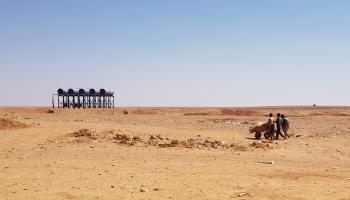 مخيم الركبان في منظقة صحراوية في سورية (عماد غالي/ الأناضول)