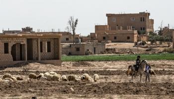 قرية الباغوز في دير الزور في سورية (دليل سليمان/ فرانس برس)