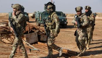 جنود عراقيون في ديالى، يناير 2022 (أحمد الربيعي/فرانس برس)
