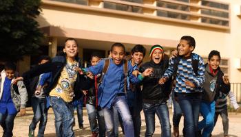 مستوى المدارس الحكومية الليبية متدهور (عبد الله دومة/فرانس برس)