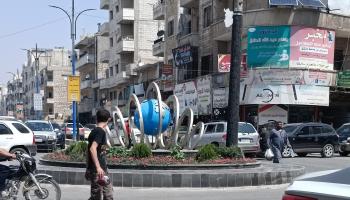 منطقة دوار الكرة في إدلب (فيسبوك)