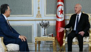 من لقاء الرئيس التونسي مع رئيس البرلمان (صفحة مجلس نواب الشعب/فيسبوك)