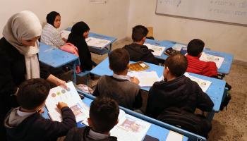 رفع مستوى التعليم أحد أهداف استراتيجية العام الدراسي الجديد في ليبيا (محمود تركية/ فرانس برس)