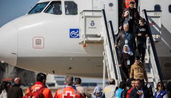 سوريون متضررون من الزلزال وصلوا إلى إسبانيا (أليخاندرو مارتينيز/Getty)