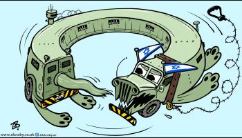 كاريكاتير حملات الاحتلال الاسرائيلي / حجاج