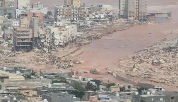 درنة في ليبيا التي ضربتها العاصفة دانيال 1 (فيسبوك)