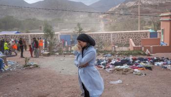 ثواني زلزال المغرب فرقّت بين الأفراح والأتراح (بولنت كيليتش/ فرانس برس) 