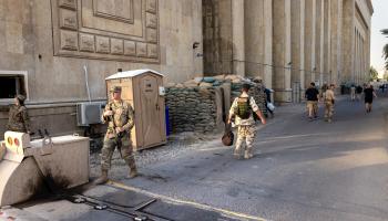 جنود أميركيون في بغداد، مايو 2021 (جون مور/Getty)