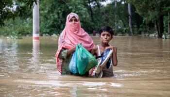 فيضانات في بنغلادش (محمد أحمد حسين/ Getty)