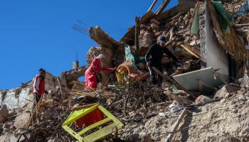 أضرار في زلزال المغرب (كارل كورت/ Getty)