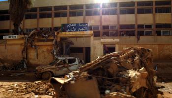 تعرضت مدارس درنة لأضرار كبيرة (عبد الله دومة/فرانس برس)