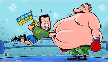 كاريكاتير الهجوم الاوكراني المعاكس / حجاج