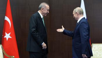 الرئيسان فلاديمير بوتين ورجب طيب أردوغان (getty)