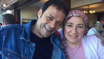 الناشطة المصرية غادة نجيب وزوجها هشام عبد الله (إكس)