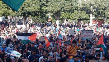مظاهرات تونس  (العربي الجديد)