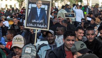 مؤيدون لخليفة حفتر في بنغازي 2022