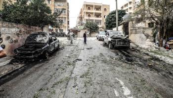 دمار في إدلب بعد قصف النظام السوري (عز الدين قاسم/ الأناضول)