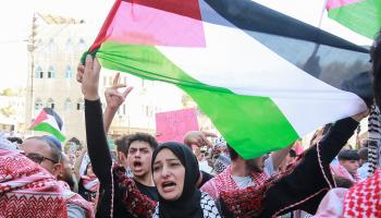 عدم للفلسطينيين من عمان (خليل مزرعاوي/ فرانس برس)